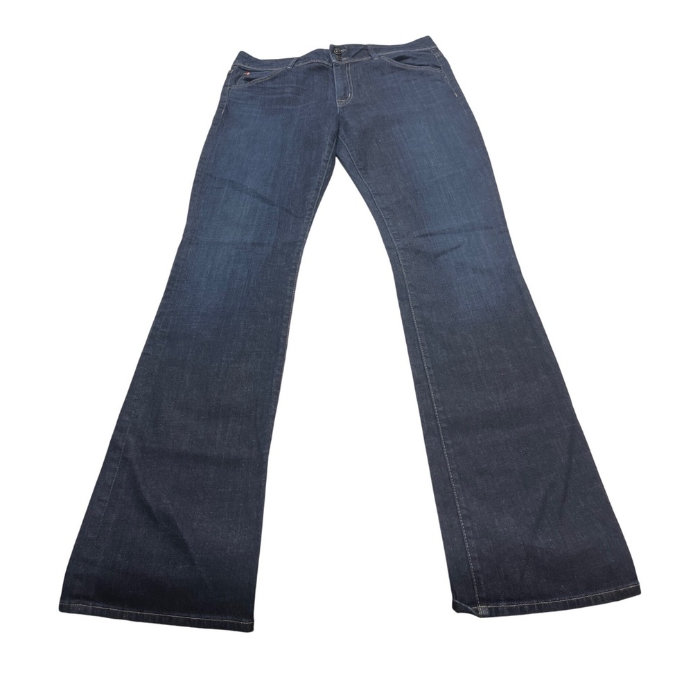 Hudson Beth Midrise Baby Boot Jeans Dark Wash Jets NAWM176DHK Made in USA‎ Sz 32